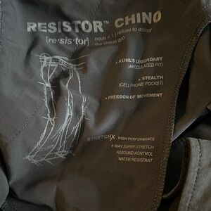 Kuhl Resistor Chino Pants - Dark Gray